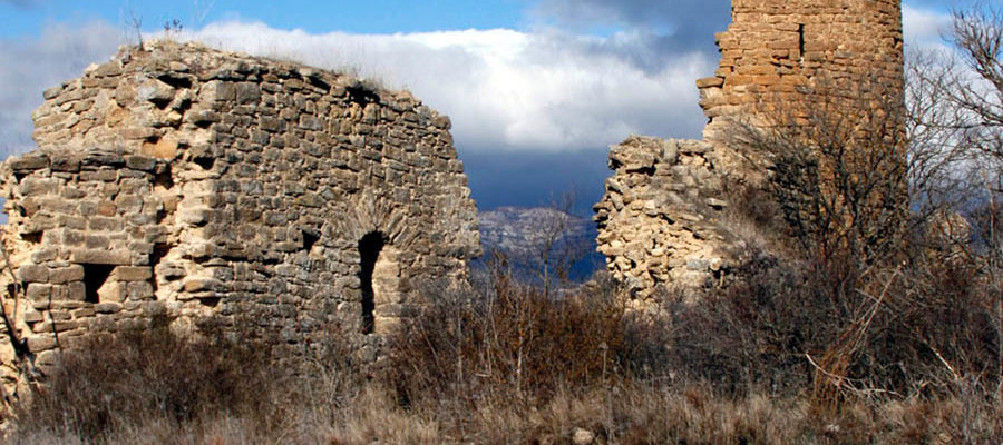 Puigcercós vell, el poble esfondrat