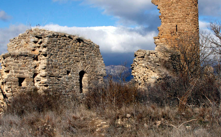 Puigcercós vell, el poble esfondrat